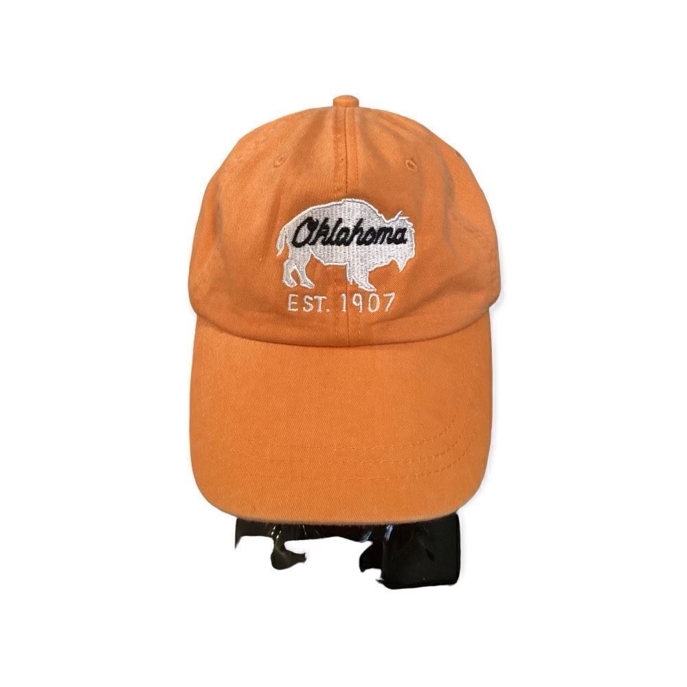 Oklahoma Buffalo Est. 1907 Orange Slouch Hat/Cap